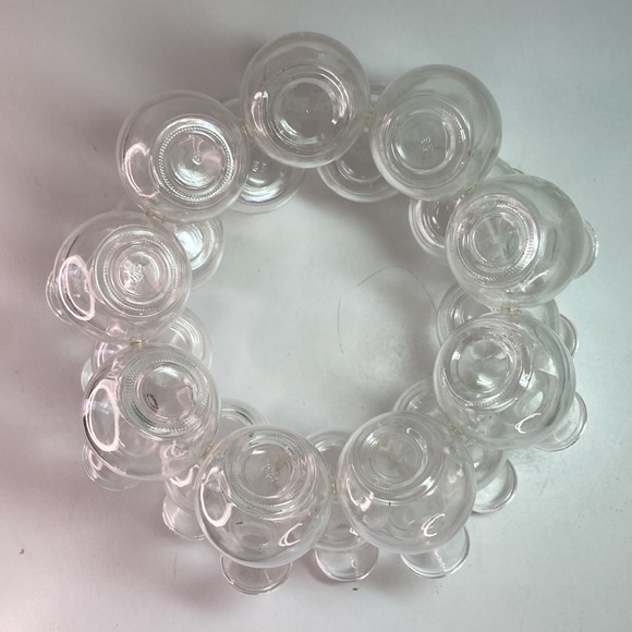 Vintage Stacked Bud Vase Test Tube Beaker Flasks Glass Propagation Station - Picture 5 of 5